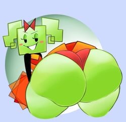 1girls anthro ass ass_focus big_ass big_butt bimbo bubble_ass bubble_butt casual casual_nudity clothed dat_ass desertmusic fat_ass female female_only green_skin huge_ass huge_butt large_ass large_butt looking_back mario_(series) mimi_(super_paper_mario) nintendo seductive seductive_eyes seductive_look seductive_smile sideass smelly_ass sniffable_ass solo_female source_request teasing thick_ass thick_thighs underass wide_hips