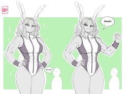 boku_no_hero_academia ettso female marvel miruko muscular_female my_hero_academia she-hulk_(cosplay)