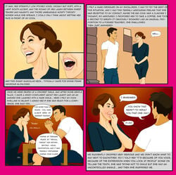 1boy 1girls ass big_penis blowjob blush brown_hair deepthroat english_text fantasy female great_blowjob huge_ass huge_breasts huge_cock human male precum princess shine speech_bubble spit straight student suck sucker teacher text thick_penis