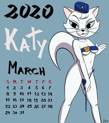 breasts feline katy_o'kitty no_humans officer_kattie police small_breasts tom_and_jerry