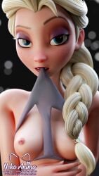 blonde_hair blue_eyes disney elsa_(frozen) female frozen_(film) makeup nekoanimo tagme