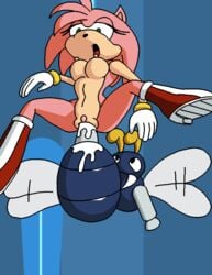 1girls amy_rose animated anthro badnik bouncing_breasts breasts buzz_bomber creampie cum cum_in_pussy cum_inside dboy female female_on_top gif green_eyes insects interspecies male open_mouth penetration penis project_x project_x_love_potion_disaster pussy rape short_hair sonic_(series) spread_legs vaginal vaginal_insertion vaginal_penetration vaginal_sex zetateam.