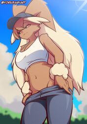 1girls big_breasts breasts female furry lopunny pokémon_(species) pokemon pokemon_(species) thick_thighs wide_hips yorusagi