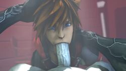 3d animated blowjob dazneysfm fellatio forced forced_oral gay hands_behind_back kingdom_hearts no_sound outlast sora tagme video walrider yaoi