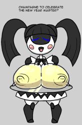 2021 breasts_bigger_than_head cute huge_breasts lsst maid maid_outfit newgrounds