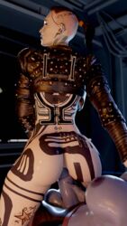 1futa 1girls 3d anal anal_penetration animal_genitalia_on_humanoid asari asari_futanari bioware black_hair black_lipstick brown_eyes brunette eyeshadow female futa_on_female futanari horsecock horsecock_on_humanoid interspecies jack_(mass_effect) liara_t'soni looking_back mass_effect mass_effect_3 penis pleasure_face ponytail punk reverse_cowgirl_position riding scrappy-coco shaved_side shaved_sides skinny subject_zero sweat tattoo tattoos