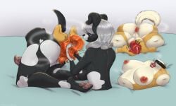 2026 anal animal_genitalia animal_penis anthro anus autofootjob balls bird_dog black_body bodily_fluids breasts canid canine canine_genitalia canine_penis canis collar countershading cum dalmatian detachable detachable_head detachable_torso domestic_dog dullahan duo european_mythology feet foot_fetish foot_play genital_fluids genitals golden_retriever grey_hair gynomorph gynomorph/gynomorph hair headless hi_res hunting_dog intersex intersex/intersex irish_mythology mammal masturbation misscinnabunnie modular musk musk_cloud mythology nipples nude oral orange_hair penis precum retriever rimming sex spots tan_body tan_countershading white_spots yellow_body
