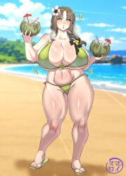 1girls big_breasts huge_breasts indie_virtual_youtuber large_breasts milf older_female tamaroy thick_thighs tsukushibara_sumine virtual_youtuber