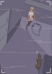 2025 2d alley big_breasts bikini_bottom blonde_hair cameltoe camera camera_pov camera_view canine canine_on_human clothes_pull eye_mask face_mask female_on_feral feral feral_on_female filming high_heels human_female human_on_feral imminent_bestiality imminent_sex large_breasts light-skinned_female light_skin mask momose_rio outdoors puffy_pussy recording seducing seduction seductive seiranaichi smile smiling stockings taking_clothes_off the_idolm@ster the_idolm@ster_million_live! thighhighs voluptuous zoophilia