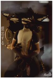absurd_res anthro asphyxiation border choking duo hi_res khaishin khaishin_(character) male male/male steam wet_dick white_border