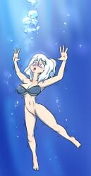 asphyxiation barefoot bottomless byondrage character_request copyright_request drowning feet female solo source_request tagme underwater