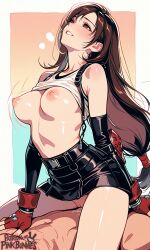 tifa lockhart from final fantasy by pinkbunnies