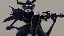 3d 3d_render antlers big_balls big_breasts big_penis black_body deltarune deltarune_chapter_3 deltarune_chapter_4 deltarune_futa dominant dominant_female dommy_mommy dotflare futanari glowing_eyes josugomezofficialnew jumping kabalmystic large_areolae looking_at_viewer looking_down lunging muscular muscular_female penis_hanging roaring_knight sfm sfm_default_map shiny skinny_arms source_filmmaker source_filmmaker_(artwork) sword thick_hips thick_legs thick_thighs tree_of_goons