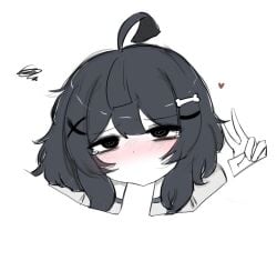 1girls fellatio long_hair penis source_request tagme yourmizuki
