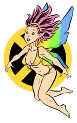 alternate_version_available bare_arms bare_legs bare_shoulders barefoot belly_button bikini bikini_bottom bikini_top black_eyes black_sclera breasts fairy fairy_wings feet female female_only flying freckles freckles_on_arms freckles_on_ass freckles_on_chest freckles_on_face freckles_on_legs freckles_on_shoulders freckles_on_thighs headband hourglass_figure hourglass_figured_female magic magical_girl marvel marvel_comics medium_breasts megan_gwynn mutant_(marvel) navel pink_hair pixie pixie_(x-men) pixie_wings pookie ribs skinny skinny_female swimsuit thin_waist toes white_eyes white_pupils wings x-men