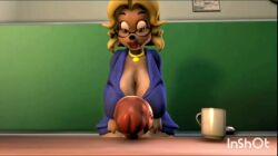 3d big_balls big_penis cock cock_flopping disney edit floppy_cock futanari goof_troop hyper longer_than_30_seconds loop mostly_clothed ms._pennypacker shocking_(artist) tagme video voluptuous