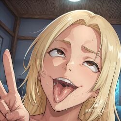 yuki tsukumo from ahe gao by artificialfox