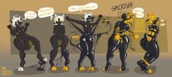 absurd_res bimbofication bimbofied bondage bound bulge chastity_bulge chastity_device clothing drone femboy goo_transformation hi_res latex latex_clothing latex_skinsuit latex_transformation lips lock_bulge lock_symbol null null_bulge perma permanent rubberjett skinsuit thick_lips tight_clothing transformation