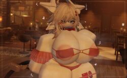 1girls 3d areola_slip areolae big_breasts breasts chenoo roblox roblox_avatar roblox_studio robloxian skimpy_clothes tagme thick_thighs thighs yukari_hanarr34