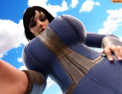 1girls 3d ass big_ass big_breasts bioshock bioshock_infinite bottom_heavy breasts burial_at_sea bust busty chest cloud_chamber_studios crossover curvaceous curvy curvy_figure elizabeth_comstock elizabeth_comstock_(burial_at_sea) fallout female female_focus hips hourglass_figure huge_ass huge_breasts human large_ass large_breasts legs light-skinned_female light_skin mature mature_female slim_waist smitty34 thick thick_hips thick_legs thick_thighs thighs top_heavy top_heavy_breasts vault_dweller_(cosplay) vault_suit voluptuous voluptuous_female waist wide_hips