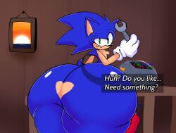 1boy ass big_ass big_butt blue_body blue_fur bubble_ass bubble_butt dialogue eulipotyphlan fat_ass fat_butt femboy furry furry_only ghost-vibezz gloves green_eyes handwear hedgehog huge_ass huge_butt iwanttodieaha large_ass large_butt looking_at_viewer looking_back looking_back_at_viewer male male_only solo solo_male sonic_(series) sonic_the_hedgehog sonic_the_hedgehog_(series) text thick_ass thick_butt