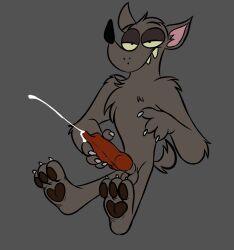 1boy 3_toes 4_fingers animal_genitalia animal_penis anthro balls big_bad_wolf big_bad_wolf_(fixed_fairy_tales) black_eyes bodily_fluids briefclimax brown_pawpads canid canine canis claws cum cumshot digital_drawing_(artwork) digital_media_(artwork) ears_outwards ejaculation erection fairy_tales feet finger_claws fingers fixed_fairy_tales flat_colors foot_focus fur genital_fluids genitals glance grey_background grey_body grey_fur half-closed_eyes hishe hishe_kids holding_penis how_it_should_have_ended humanoid_feet literature looking_at_viewer male mammal narrowed_eyes nude pawpads paws penis pivoted_ears plantigrade public_domain raised_tail red_penis sharp_teeth simple_background sitting smile smiling_at_viewer smirk smug smug_face soles solo tail teeth toe_claws toes wolf yellow_sclera