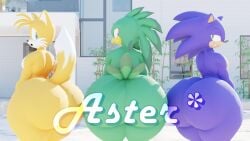 3boys 3d ass big_ass big_butt cg eulipotyphlan fat_ass fat_butt femboy fox gay hawk hedgehog huge_ass huge_butt jet_the_hawk large_ass large_butt male male_only sonic_(series) sonic_the_hedgehog sonic_the_hedgehog_(series) tails tails_the_fox thick_ass thick_butt