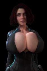 1girls 3d 3d_animation alternate_breast_size animated asymmetrical_hair black_bodysuit black_widow_(marvel) bodysuit bouncing_breasts breasts breasts_bigger_than_head cleavage clothed clothed_female enormous_breasts female female_only gigantic_breasts gloves green_eyes hair_over_one_eye hand_on_hip hand_on_own_hip hourglass_figure huge_breasts human human_female human_only leaning_forward looking_at_viewer marvel marvel_cinematic_universe massive_breasts natasha_romanoff open_bodysuit open_clothes red_hair shorter_than_30_seconds skin_tight soft_breasts solo tagme thick_thighs tight_clothes vaako vertical_video video virt-a-mate virtamate wide_hips