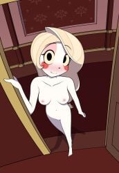 breasts charlie_morningstar_(hazbin_hotel) female female_only hazbin_hotel hazel_eyes nipples solo sour_(artist) tagme