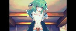 1boy 1girls animated areolae big_penis blush breasts censored female honkai:_star_rail huge_cock huohuo_(honkai:_star_rail) koikatsu large_penis male missionary_position navel nipples penis pussy sea_(artist) sex thick_thighs thighs vaginal_penetration