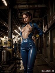 1girls 50's_theme actress ai ai_generated ai_hands celebrity choker cleavage cosplay detailed ella_purnell exposed exposed_breasts fallout fallout_(tv_series) female female_focus high_quality hourglass_figure human hyperrealistic leak looking_at_viewer lucy_maclean naked no_bra qu4ntumai small_waist solo_focus stable_diffusion