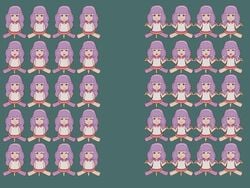 black_eyes cowgirl_position edit meryl_hinton oddity_(game) pixel_art purple_hair skirt_lift vaginal_penetration