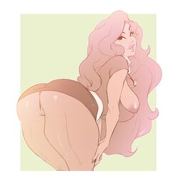 big_breasts cousin_mel female grandma_got_run_over_by_a_reindeer kokobuttz long_hair mature_female nipples red_hair straight