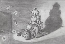 princess peach from mario (series) by supermoonshroom