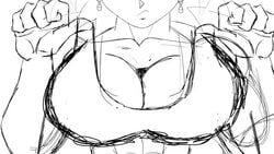 1female angry animated big_breasts bouncing_breasts breast_jiggle breasts dragon_ball dragon_ball_super female_saiyan kefla legendary_super_saiyan loop muscular_female no_sound potara_earrings pseudocel saiyan short_playtime sketch super_saiyan super_saiyan_2 universe_6/universe_7 universe_6_saiyan/universe_7_saiyan video