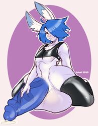 1boy 2020 anthro balls big_balls big_penis blue_penis dated ezukapizumu furry girly huge_balls huge_cock hung_trap hyper hyper_balls hyper_penis hyper_testicles kneeling large_balls large_penis large_testicles looking_at_viewer male male_only penis rabbit simple_background smile solo spread_legs stockings testicles thick_thighs thighhighs thighs trap