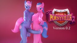 16:9 3d 4k absurd_res aloe_(mlp) animal_genitalia animal_penis anthro balls bedroom_eyes breast_squish breasts breasts_frottage duo english_text equid equine equine_penis erection female friendship_is_magic furry futa_with_female futanari genitals gynomorph gynomorph/female hi_res horse intersex intersex/female lotus_blossom lunar57 mammal my_little_pony narrowed_eyes nude penis pony seductive sibling sister sisters spa_sisters_(mlp) squish text welcome_to_pornyville widescreen