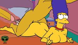 cum_in_pussy cum_inside doggy_style fjm from_behind marge_simpson orgasm_face partial_male tagme the_simpsons x-ray