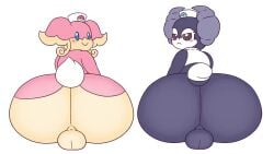 2boys animated ass audino backsack big_ass big_butt butt drawful-s fat_ass fat_butt femboy huge_ass huge_butt indeedee looking_at_viewer male male_only nintendo pokémon_(species) pokemon sound tagme thick_ass video