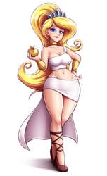 1girls barely_clothed belly big_hair blonde_hair blue_eyes cartoon_network clothed collar eris_(billy_and_mandy) female female_focus female_only femsub goddess happy_female happy_sub large_breasts mazume miniskirt skirt sole_female solo submissive submissive_female the_grim_adventures_of_billy_and_mandy villainess voluptuous willing_sub