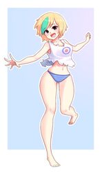 blonde_hair blue_streak female female_only nickelodeon sam_sharp sly_(artist) straight_hair swimsuit swimwear the_loud_house