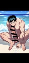 ai_generated gay gay_sex male male_only yaoi yu_yu_hakusho yusuke_urameshi