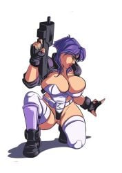 <1_second_video 1girls animated breasts female ghost_in_the_shell huge_breasts j-psy kusanagi_motoko looking_to_the_side shorter_than_10_seconds simple_background slideshow solo tagme vertical_video video white_background