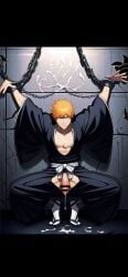 ai_generated bleach bleach:_the_thousand-year_blood_war gay ichigo_kurosaki kurosaki_ichigo male_only yaoi