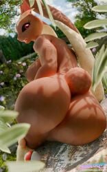 3d anthro female furry lopunny pokemon pokemon_(species) soliloquy solo warfaremachine_(modeler)