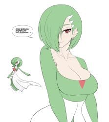 1girls blush blush blush_lines blushing_female breasts breasts breasts busty busty_female cleavage cleavage_dress curvaceous curvaceous_female curvaceous_figure curvy curvy_body curvy_female curvy_figure dialogue dress english english_dialogue english_text female female_focus female_only game_freak gamefreak gardevoir goth_milf green_dress green_hair green_hair_female hairclip hairclips hi_res human humanization humanized humanized_pokemon large_boobs large_breasts large_tits looking_at_viewer master_and_servant milf nintendo no_sex november november_(month) pale-skinned_female pale_skin pale_skinned_female pokemon pokemon_rse red_eyes red_eyes_female reference_image short_hair short_hair_female simple_background solo solo_focus speech_bubble staring staring_at_viewer sultry sultry_eyes sultry_gaze talking_to_viewer text truelordpotato twitter white_background white_hairclip