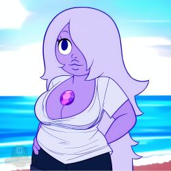 amethyst (steven universe) from cartoon network by halfaslime