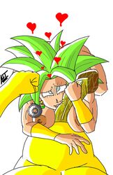 1boy 1girls afreetime anthro anthrofied big_breasts bite blonde_hair breasts crossover dragon_ball dragon_ball_super earrings female furry fusion green_eyes green_hair hypno hypnosis interspecies kefla legendary_super_saiyan light-skinned_female light_skin mind_control muscular muscular_female nintendo pendulum penis penis_biting pokemon pokemon_(species) pokemon_rgby potara_earrings pov saiyan short_hair source_request spiky_hair super_saiyan super_saiyan_2 text watermark