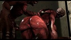 2boys 3d all_fours anal anal_penetration anal_sex animated ass balls big_penis gay grunting licker male male/male male_only monster penis r-a-s-p_(artist) resident_evil tagme video wet zombie