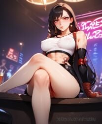 ai_generated female final_fantasy final_fantasy_vii final_fantasy_vii_remake ozziru tifa_lockhart